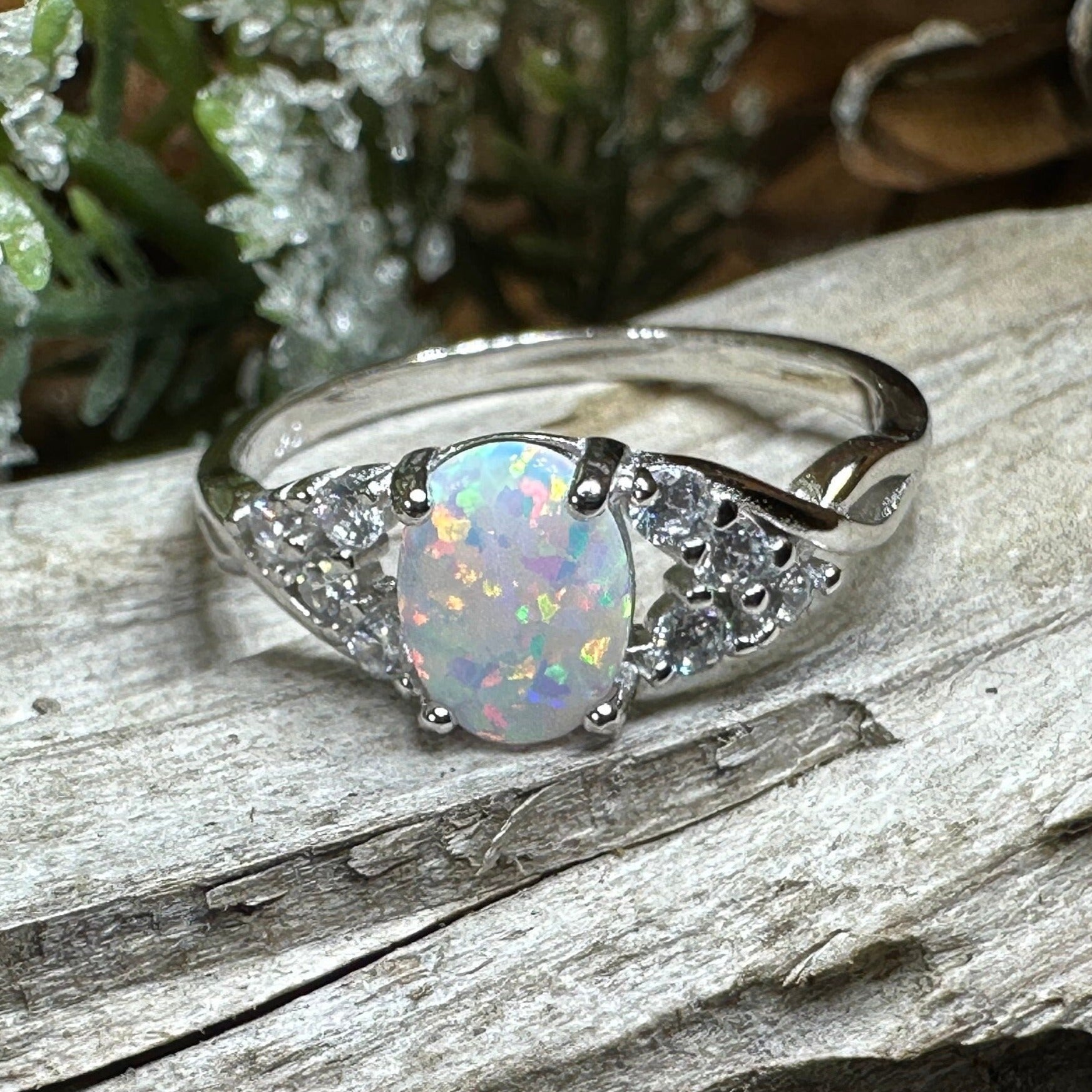 Cressida Opal Celtic Ring