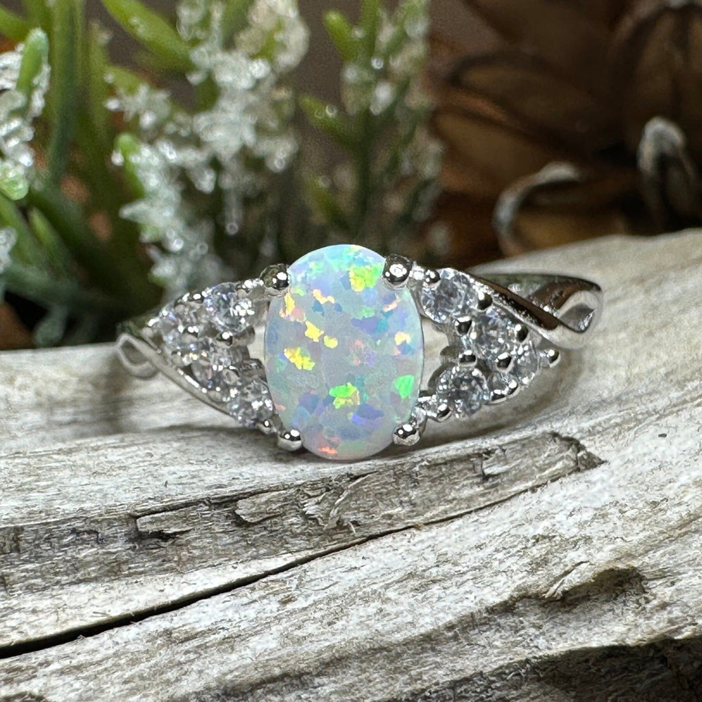 Cressida Opal Celtic Ring