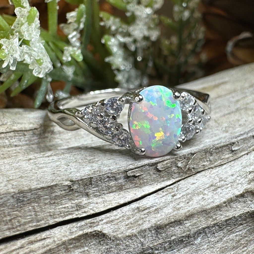 Cressida Opal Celtic Ring