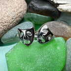 Theater Mask Stud Earrings