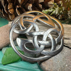 Pewter Lugh's Knot Celtic Brooch