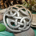 Pewter Lugh's Knot Celtic Brooch