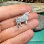 Realistic Highland Cow Brooch