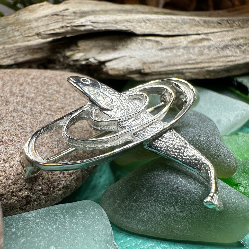 Artisan Salmon of Knowledge Brooch