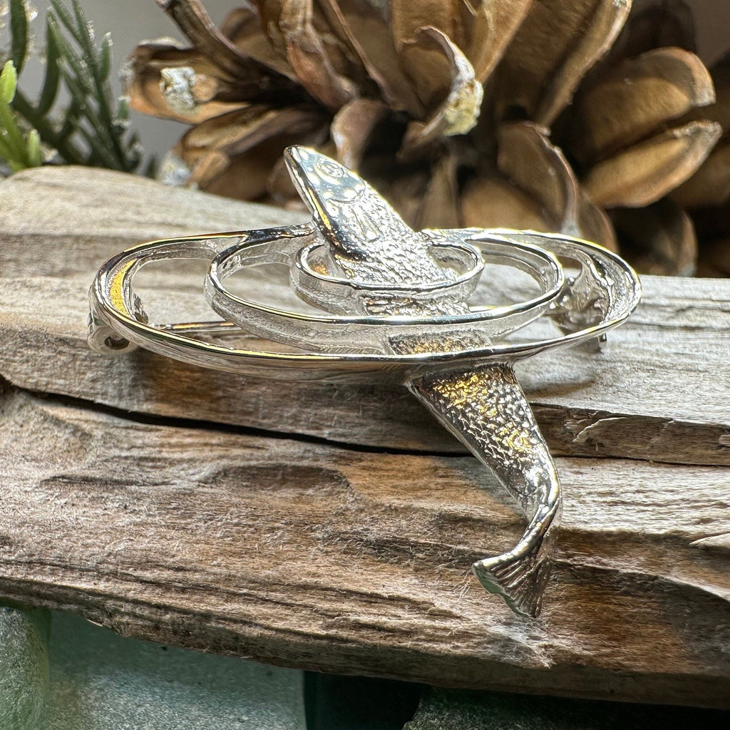 Artisan Salmon of Knowledge Brooch