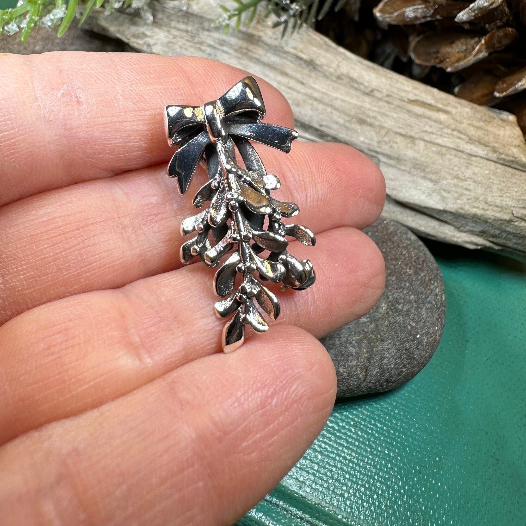 Ancient Celtic Mistletoe Brooch & Pendant