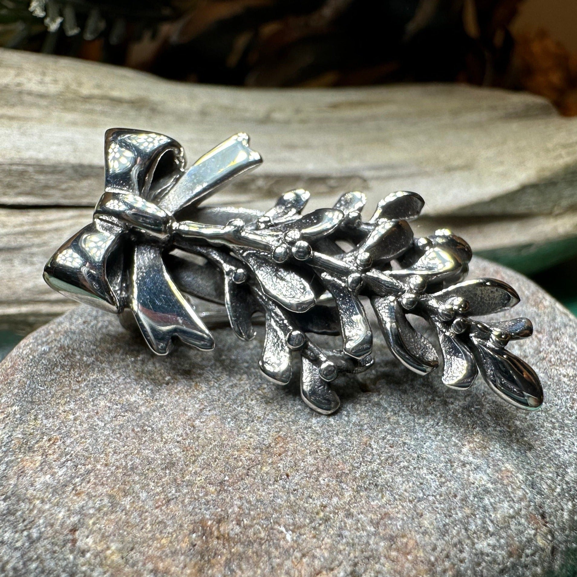 Ancient Celtic Mistletoe Brooch & Pendant