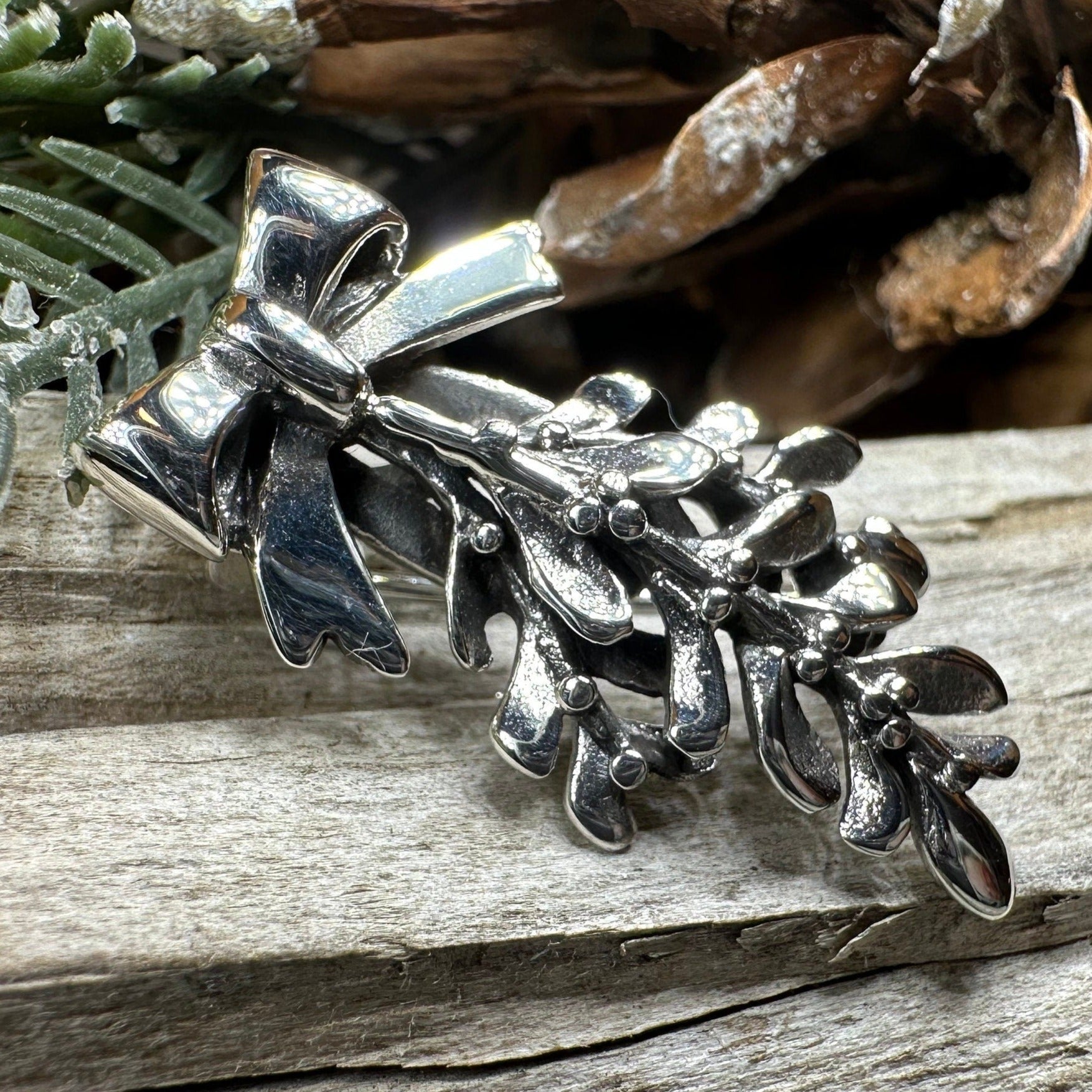 Ancient Celtic Mistletoe Brooch & Pendant