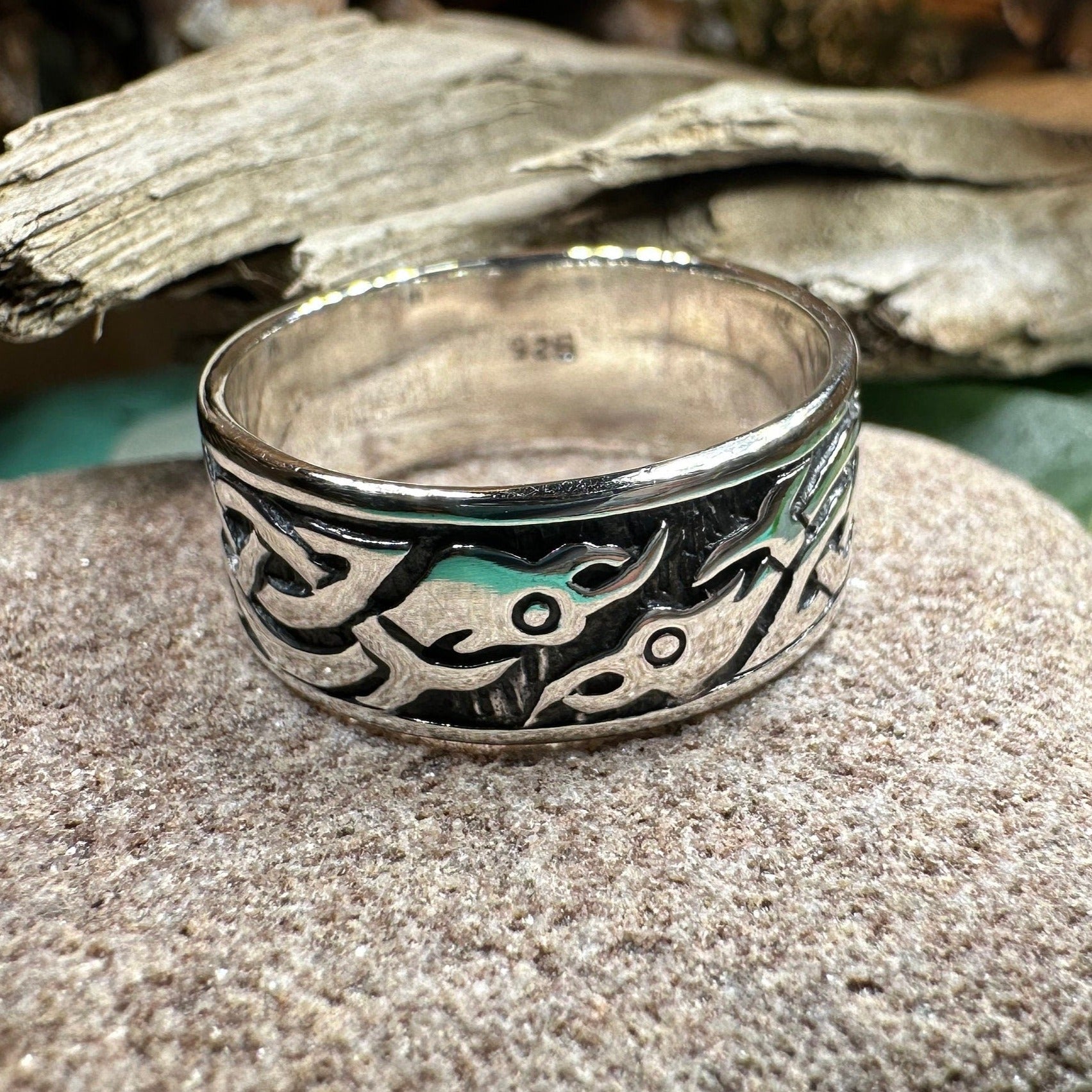 Terrwyn Celtic Raven Ring
