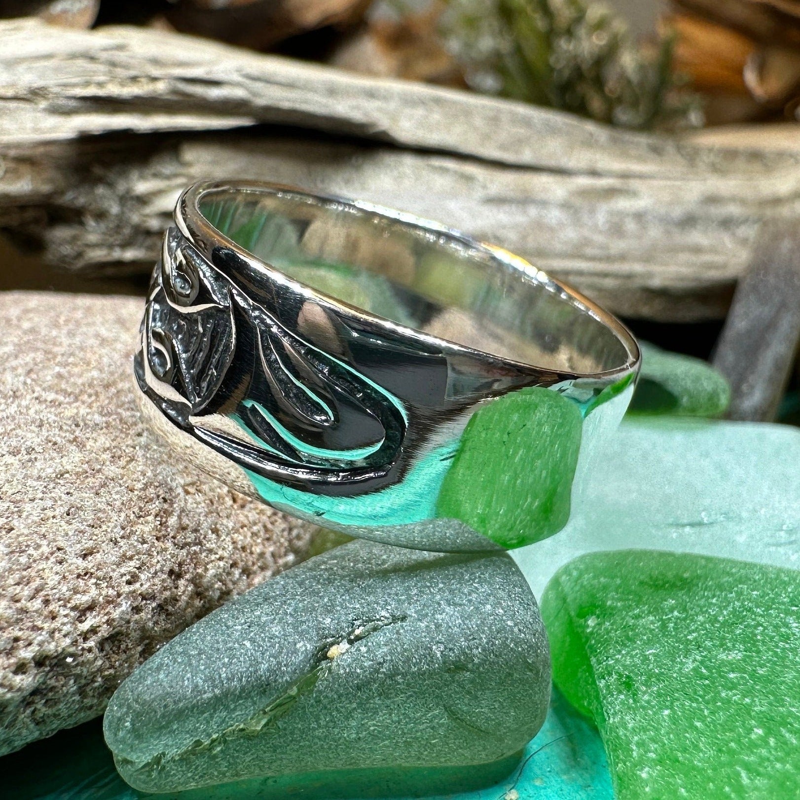 Terrwyn Celtic Raven Ring