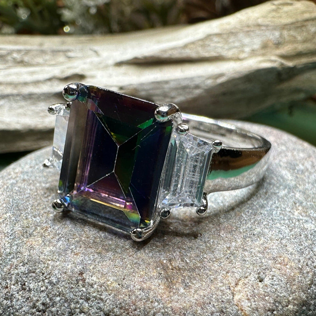 Lysander Mystic Topaz Ring