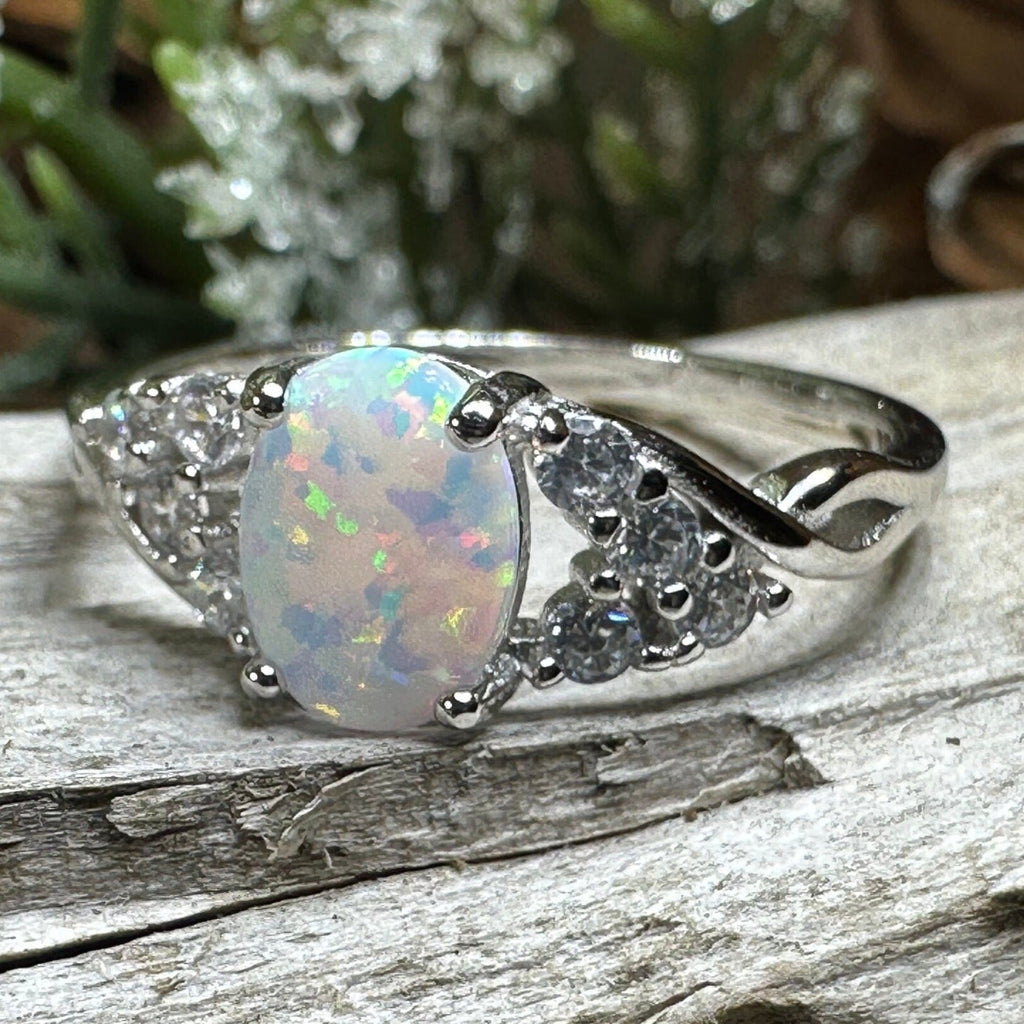 Cressida Opal Celtic Ring