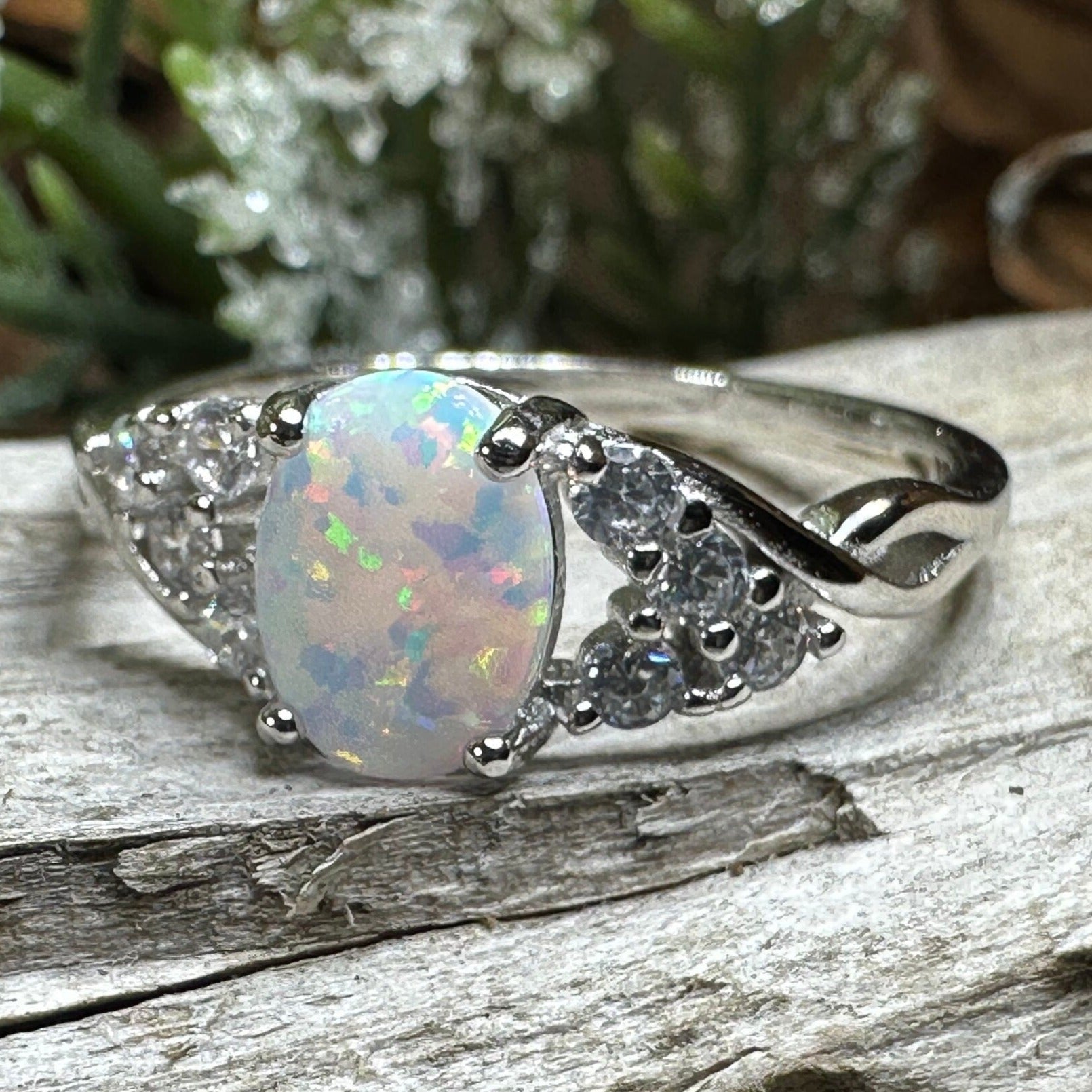 Cressida Opal Celtic Ring