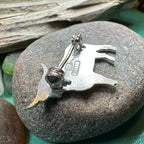 Realistic Highland Cow Brooch