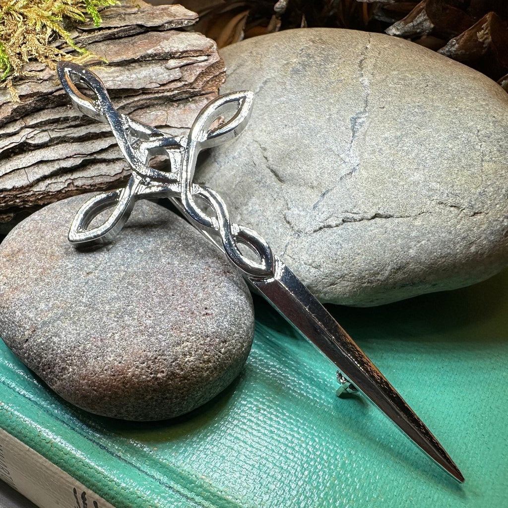 Celtic Honor Sword Kilt Pin