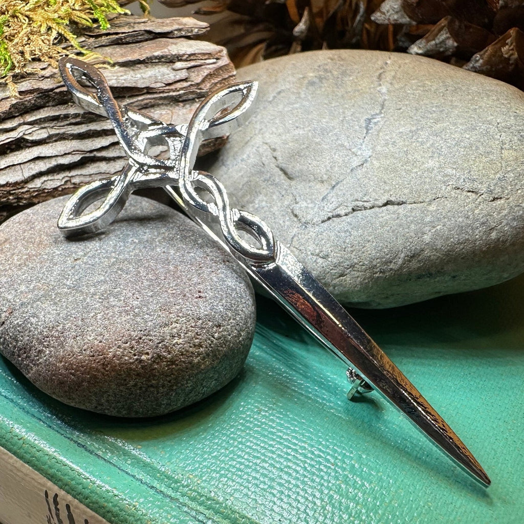 Celtic Honor Sword Kilt Pin