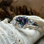 Mystic Topaz Heart Ring
