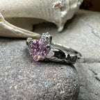Petal Pink Claddagh Ring