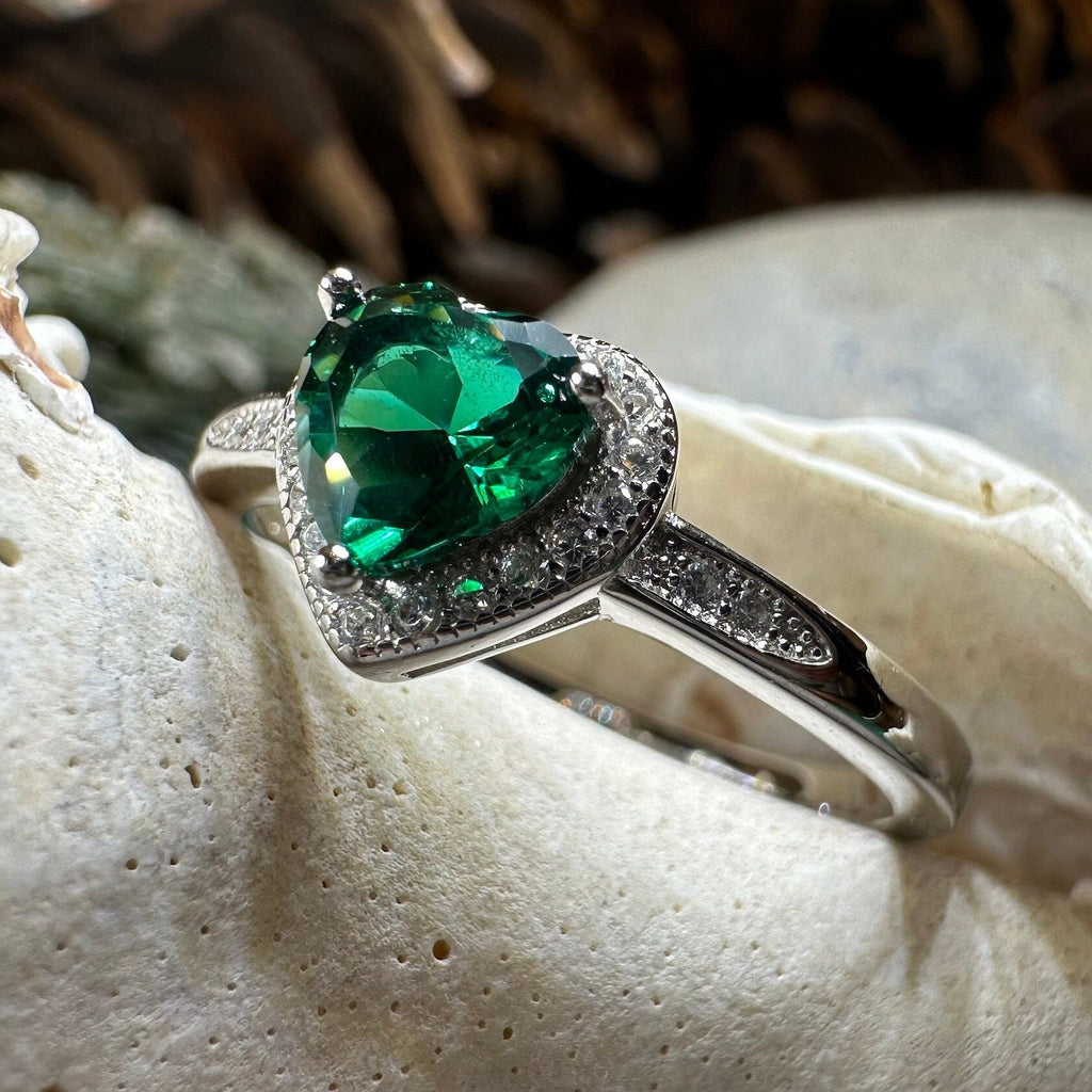 Ireland's Emerald Heart Ring