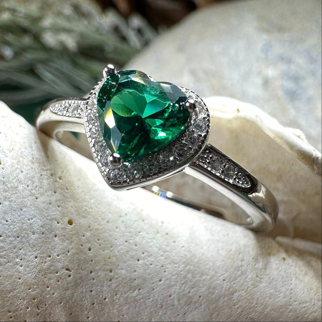 Ireland's Emerald Heart Ring
