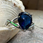 Valois Opal Celtic Ring