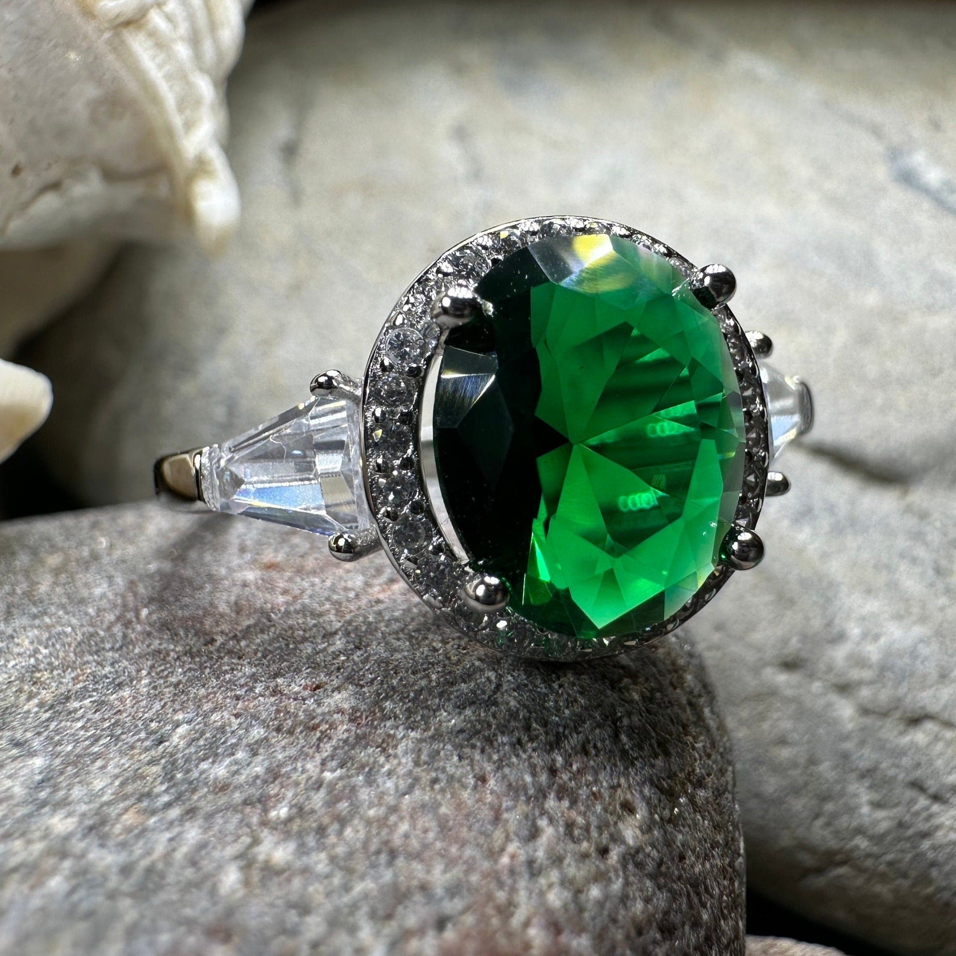 Shannon Irish Emerald Ring