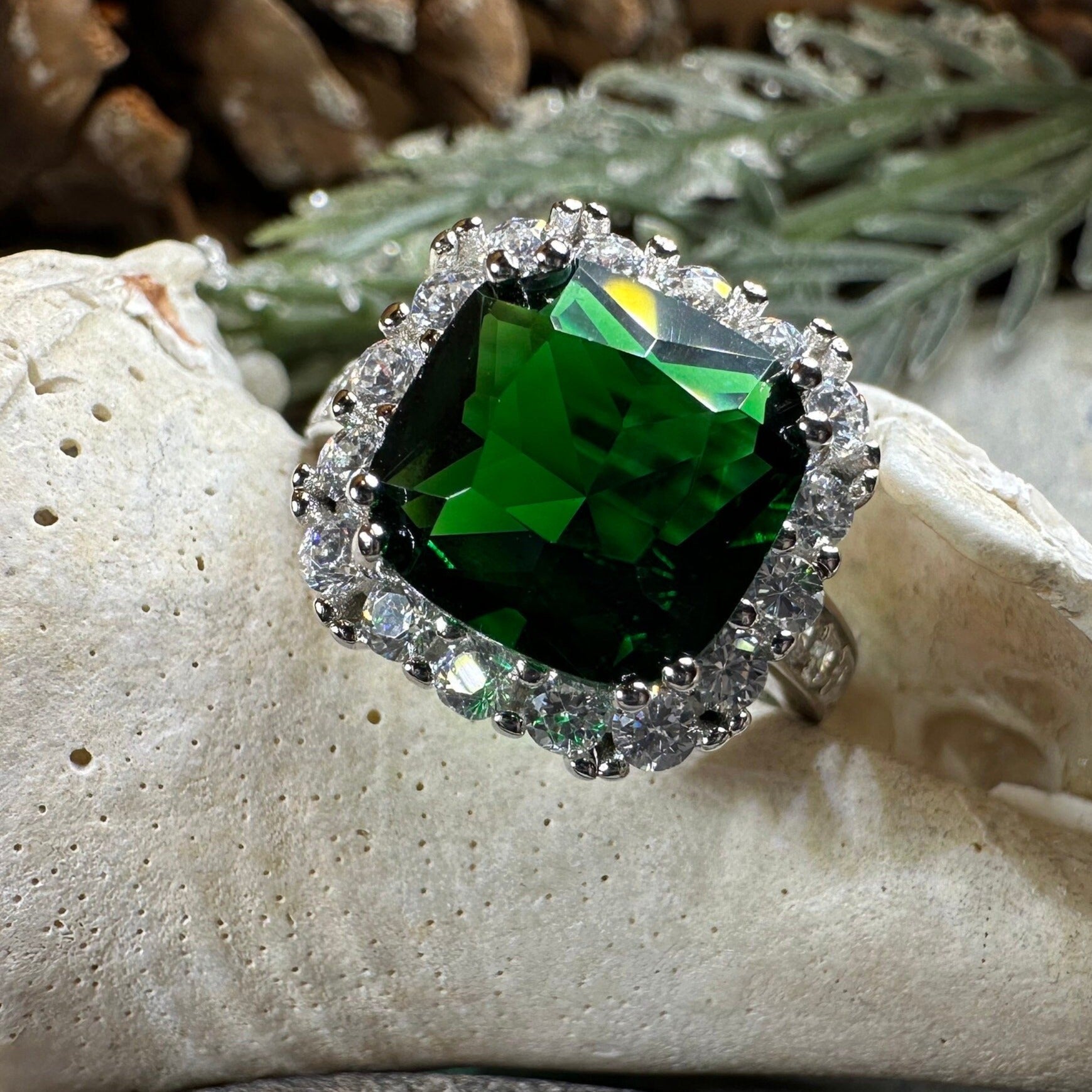 Irish Duchess Emerald Ring