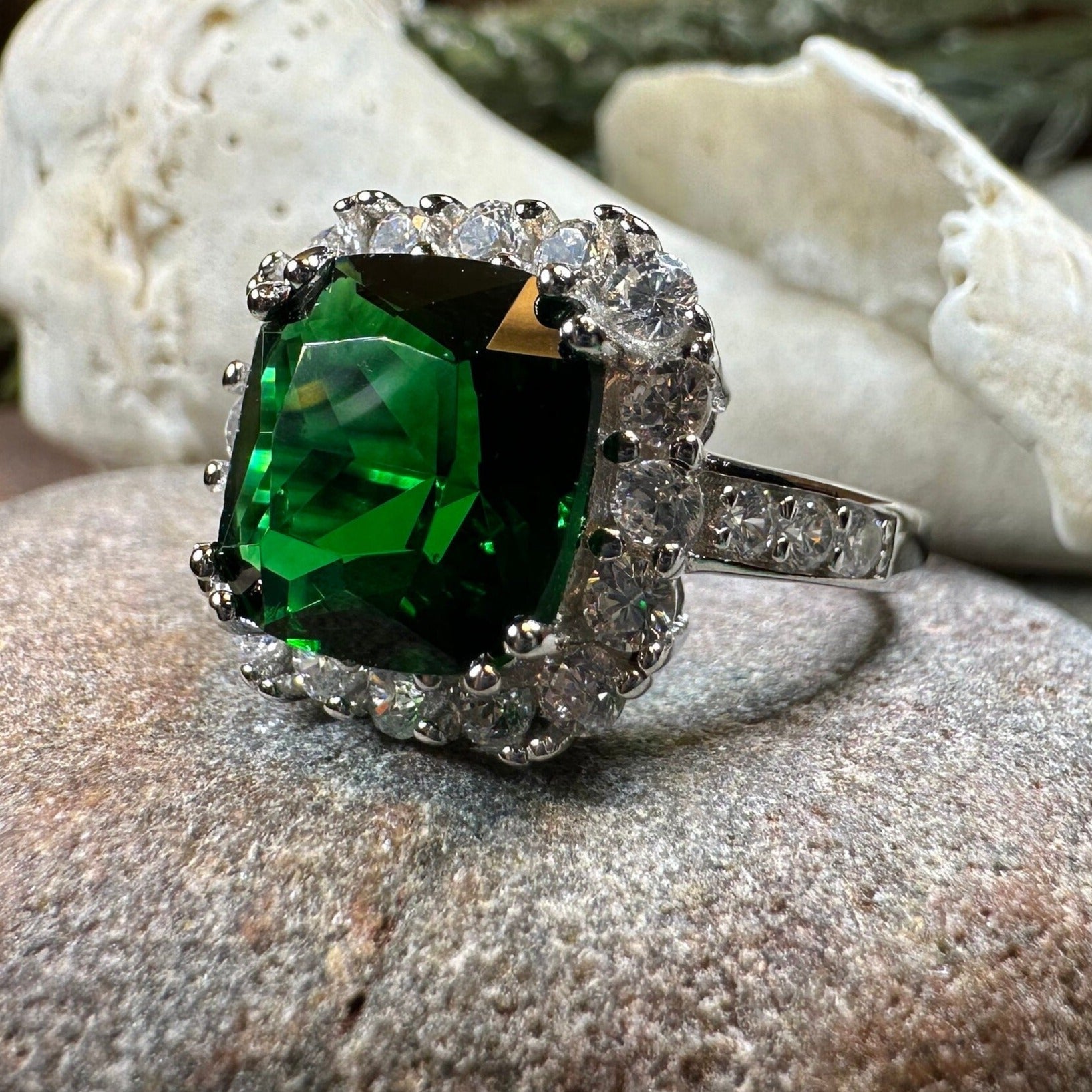 Irish Duchess Emerald Ring