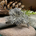 Celtic Winter Pine Cone Brooch