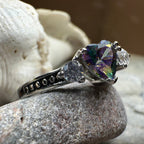 Mystic Topaz Heart Ring
