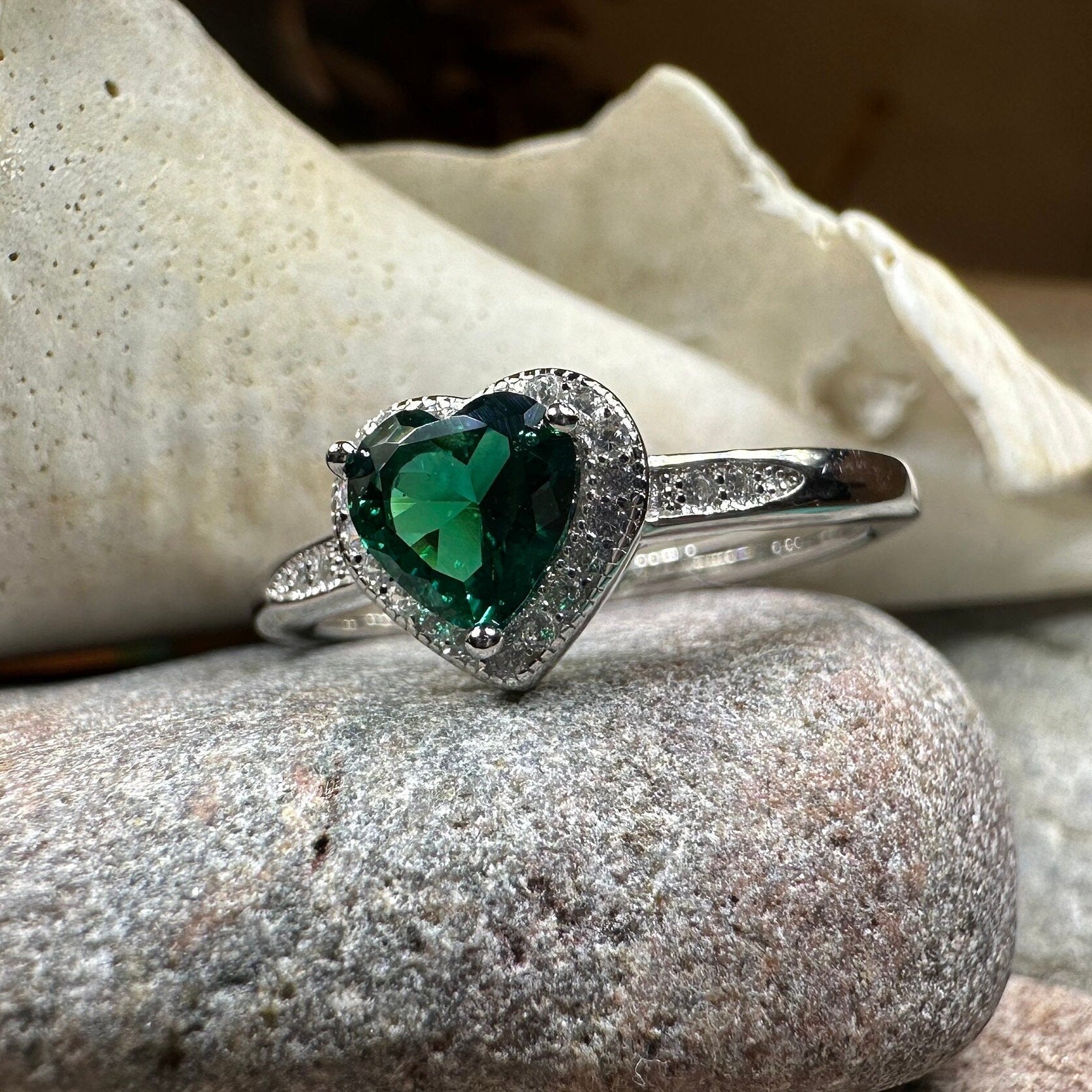 Ireland's Emerald Heart Ring