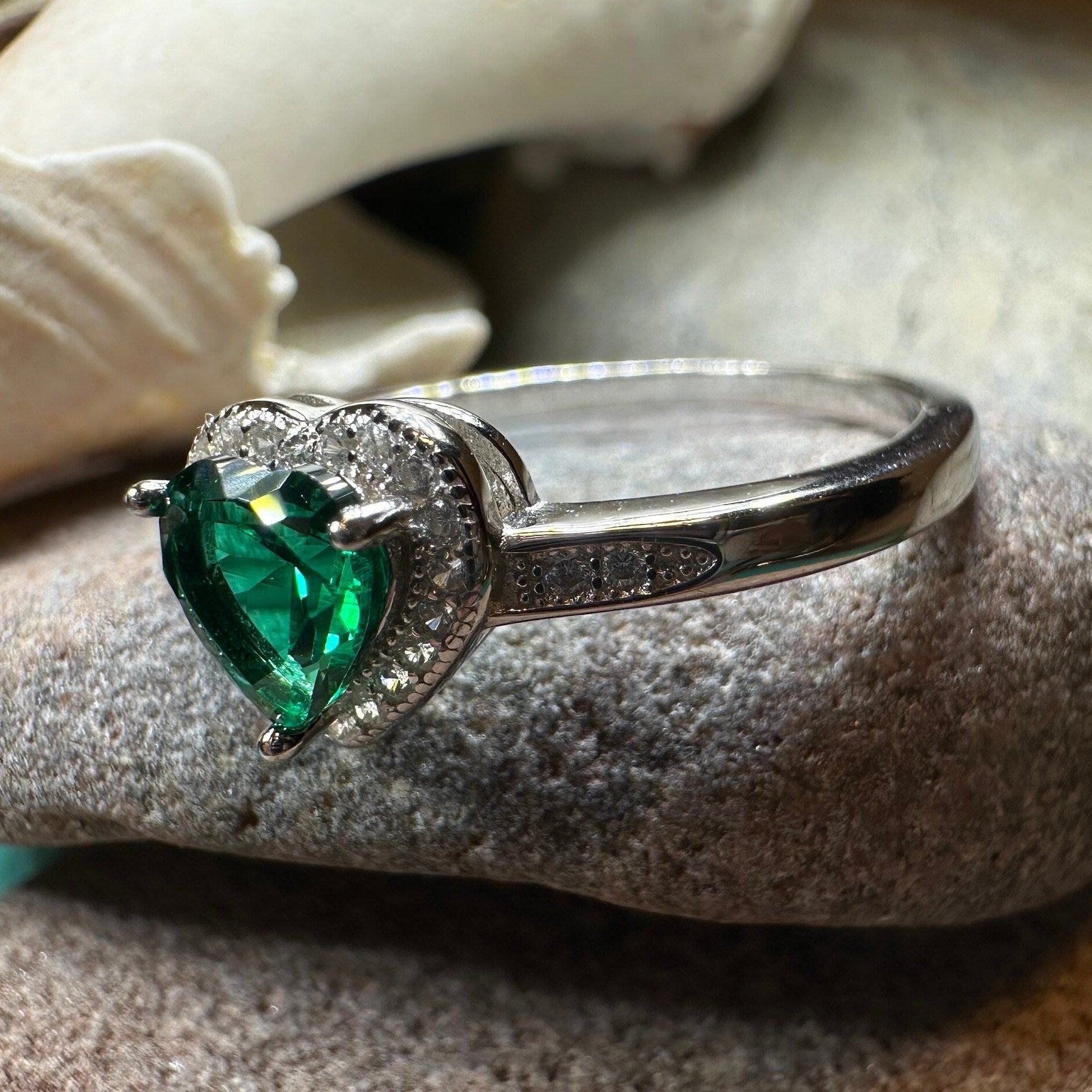 Ireland's Emerald Heart Ring
