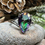 Leithen Mystic Topaz Engagement Ring