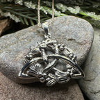 Mystic Mistletoe Triquetra Necklace