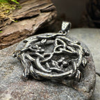 Mistletoe Trinity Knot Necklace