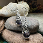 Lianna Celtic Amethyst Earrings