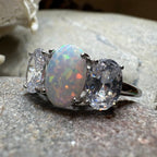 Eternity Opal Celtic Ring