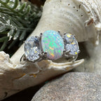 Eternity Opal Celtic Ring