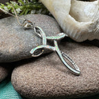 Faith Hope Love Celtic Cross Necklace