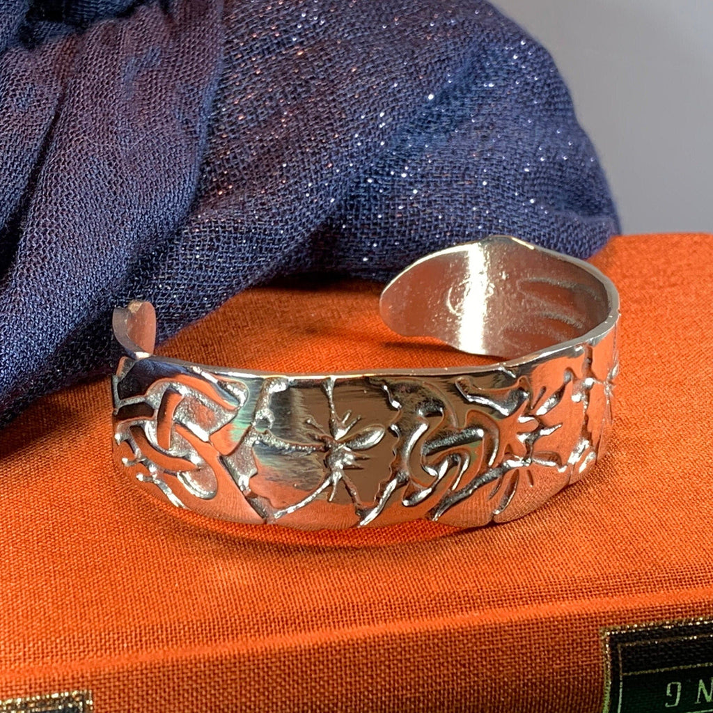 Celtic Garden Pewter Bracelet