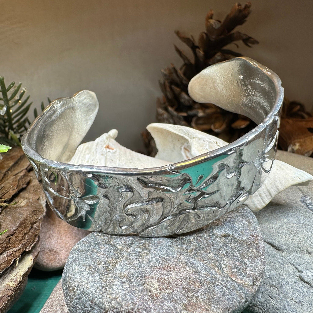 Celtic Garden Pewter Bracelet