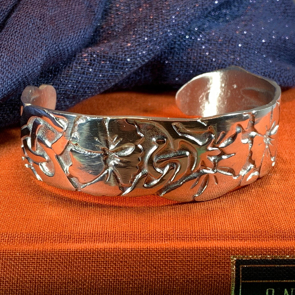 Celtic Garden Pewter Bracelet