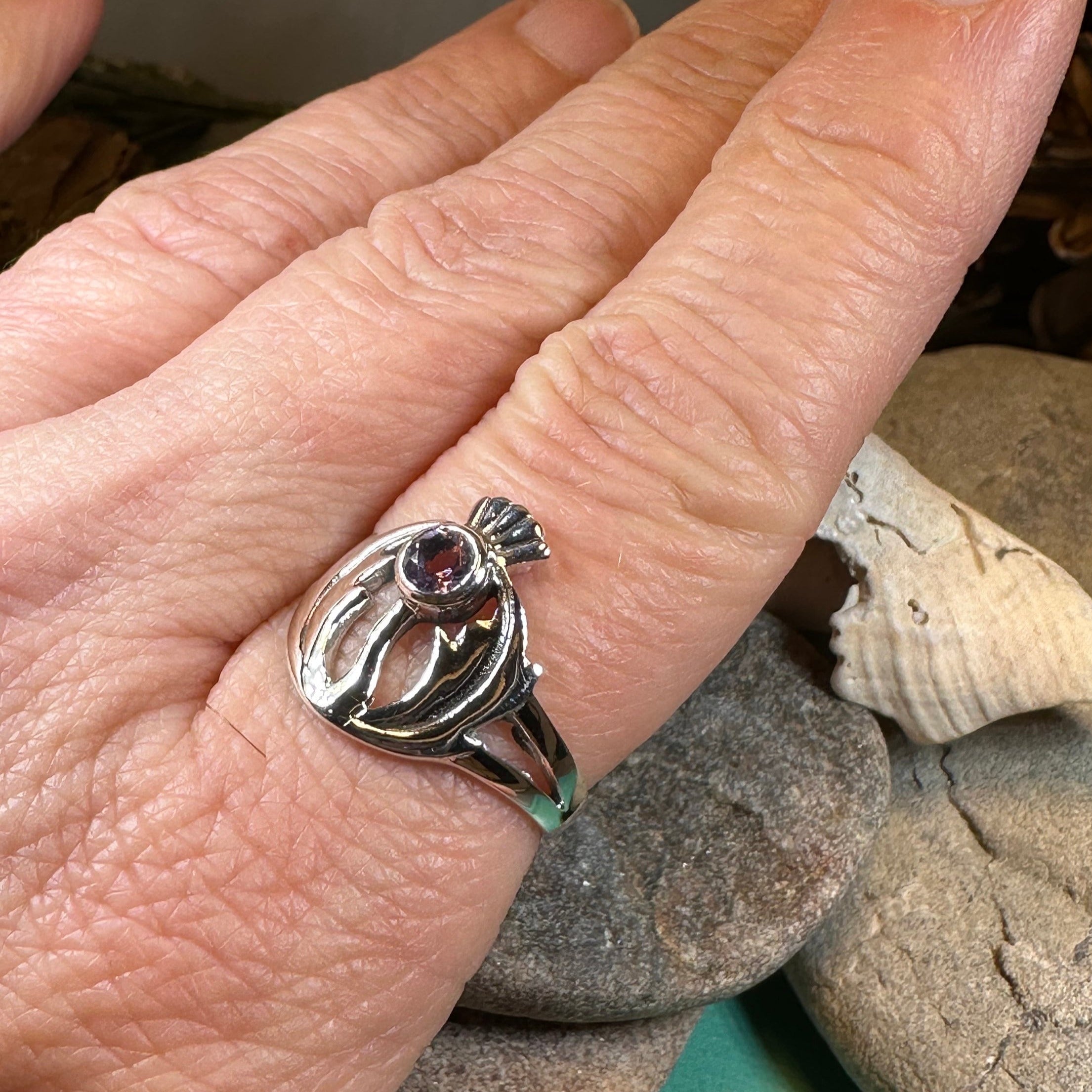 Averon Scottish Thistle Ring