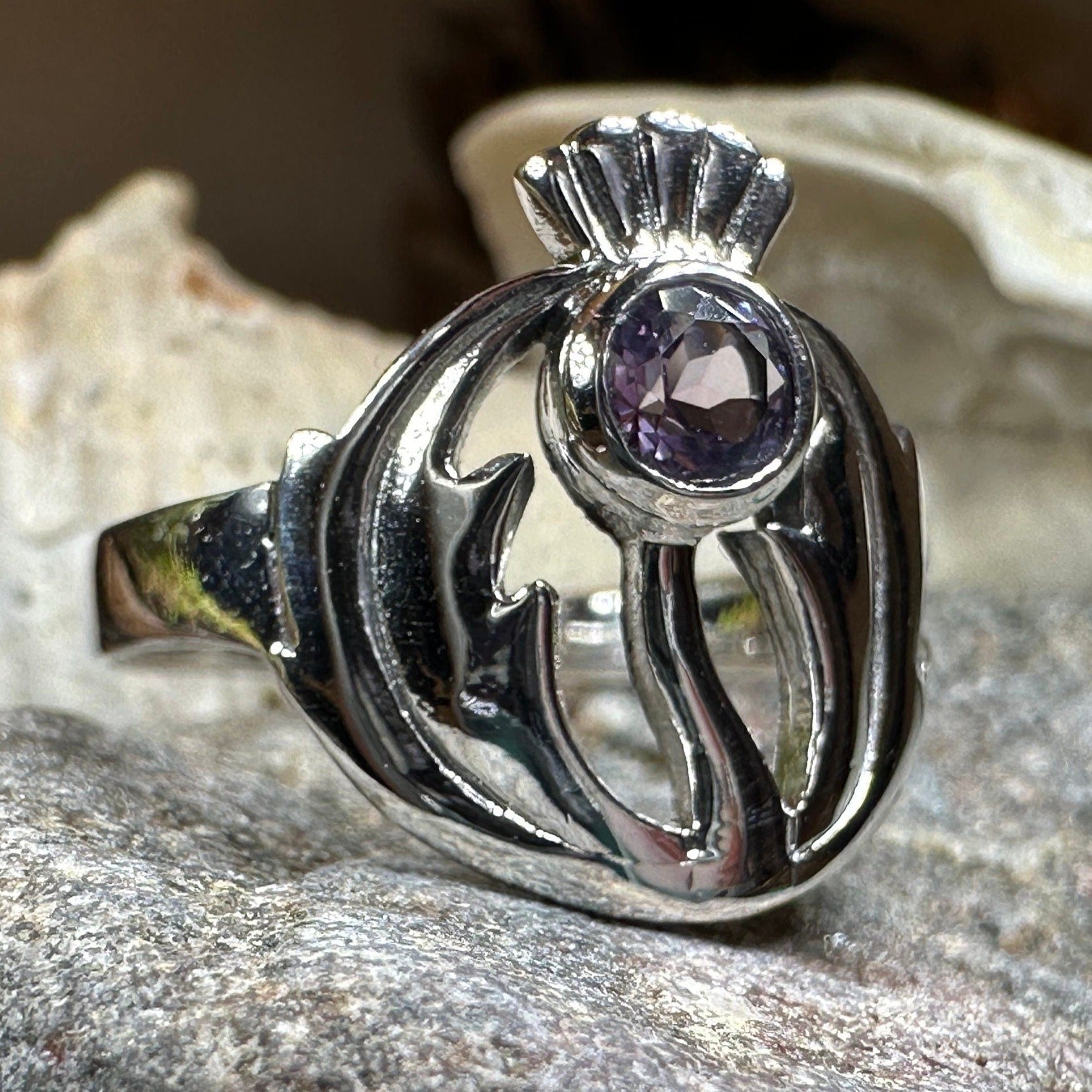 Averon Scottish Thistle Ring