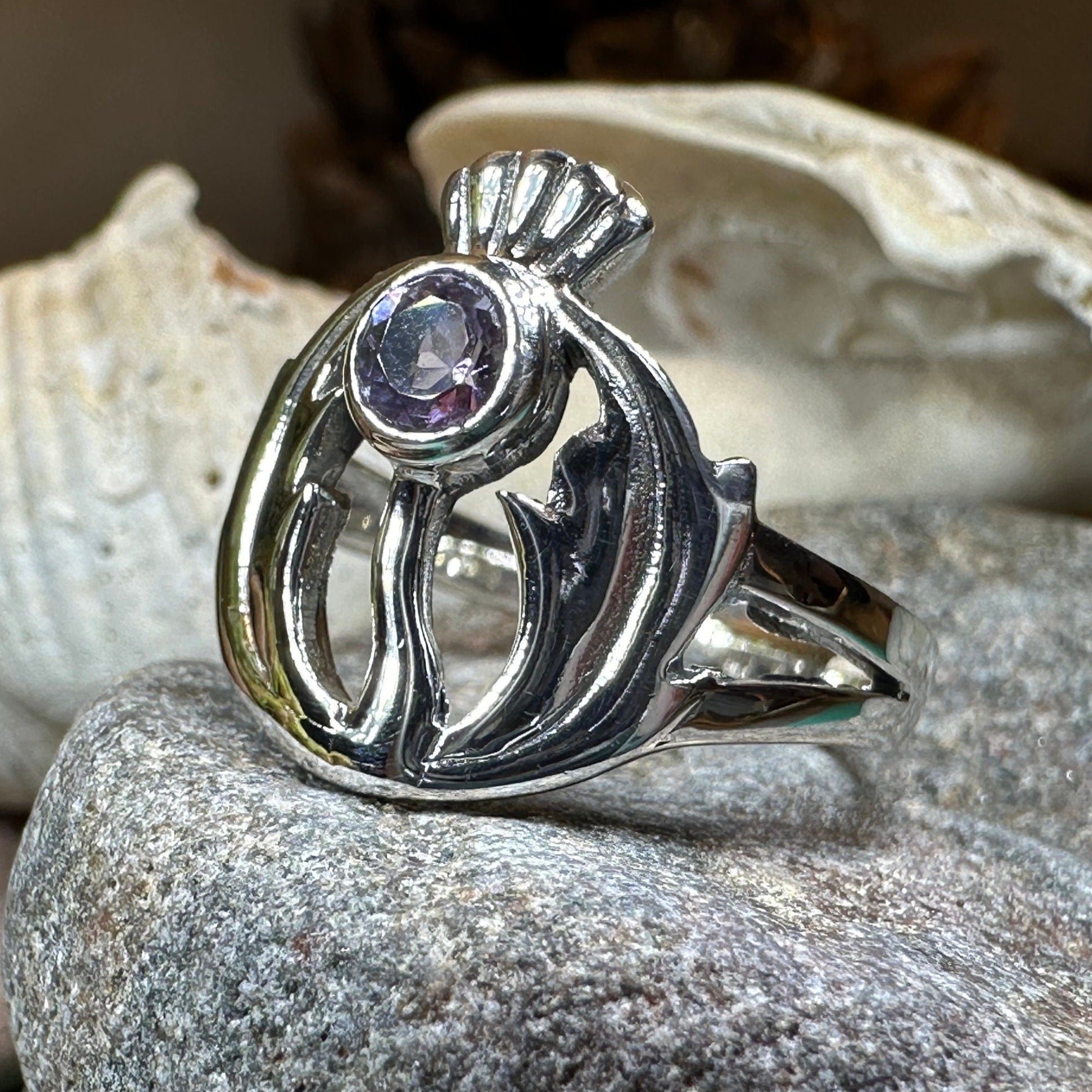 Averon Scottish Thistle Ring
