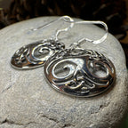 Lilith Celtic Spiral Earrings
