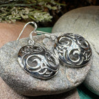 Lilith Celtic Spiral Earrings