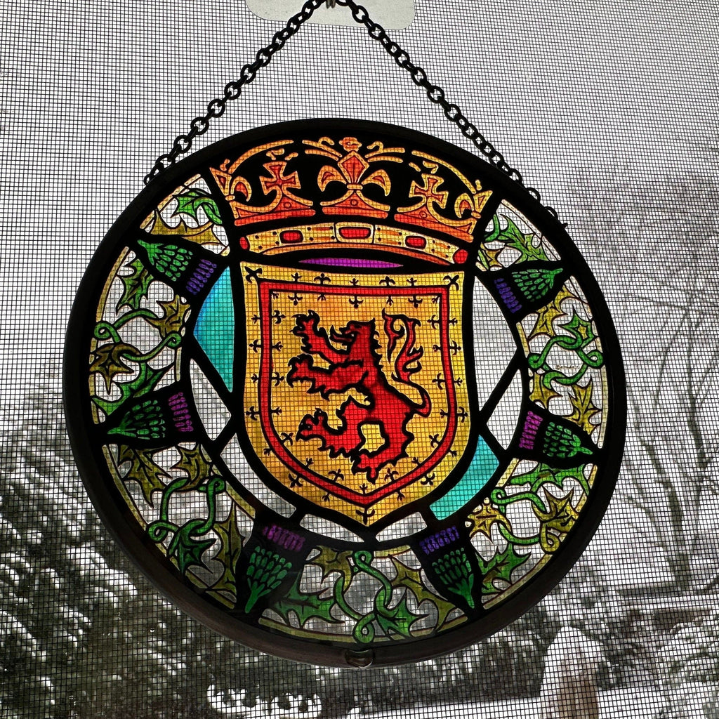 Scottish Lion Stained Glass Gift