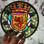 Scottish Lion Stained Glass Gift
