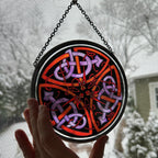 Celtic Dragon Stained Glass